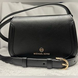 Michael Kors Lucie Small Pebbled Leather Crossbody Bag